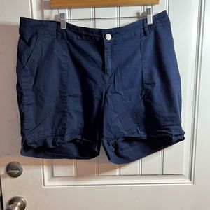 Lane Bryant navy blue shorts size 18